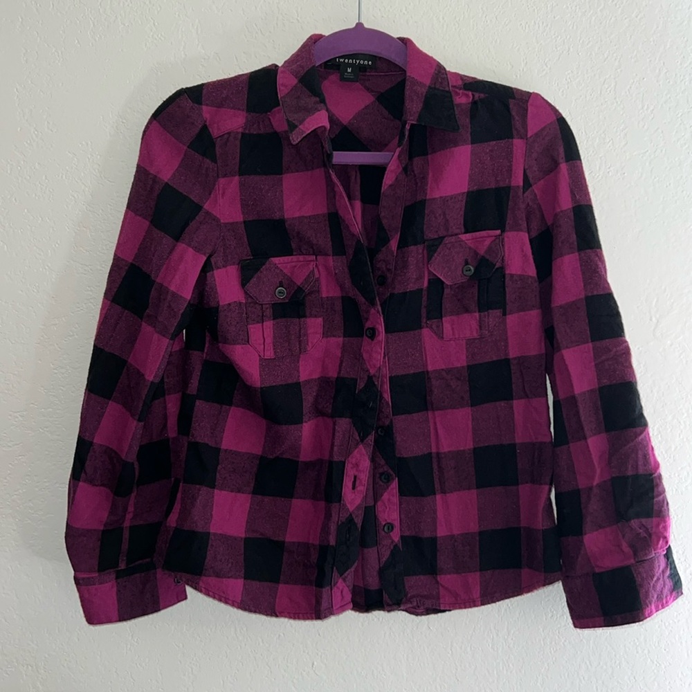 Vintage Forever 21 checkered top